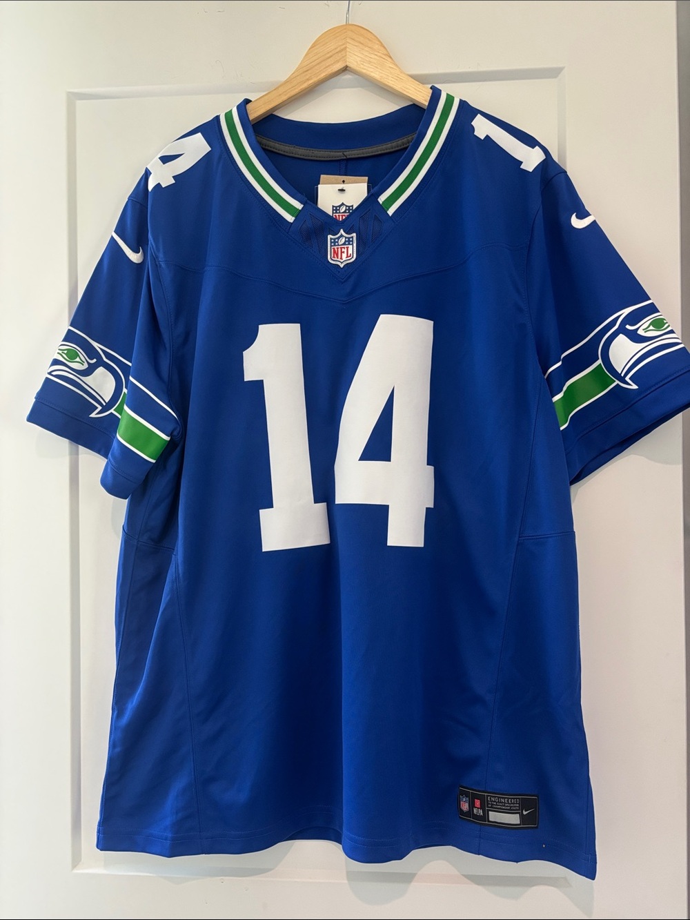 Nike Blue Seattle Seahawks #14 Football Jersey